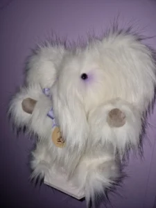 Elenora 14 inch handmade collectable elephant teddy by Lolabears scented with Bedtime Bath lavender and chamomile
